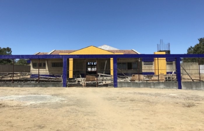 Creche/Pr-Escola 003, em Garanhuns, est 82,2% concluda. (Foto: Simec/FNDE.)