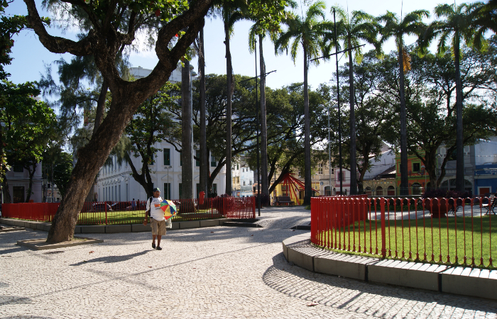 Praa do Arsenal recebe o evento Fecho de Carnaval no sbado, 29 de fevereiro. (Foto: Pedro Henrique Cunha/Arquivo DP.)