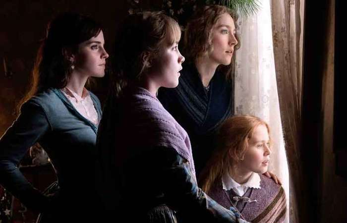 Cena de 'Adorveis mulheres', de Greta Gerwig, que teve seis indicaes ao Oscar (Foto: Sony Pictures/Divulgao)