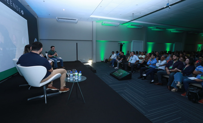 Stone realizou no Recife um encontro para empreendedores com a proposta de discutir a retomada da economia.  (Foto: Fbio Santos da Silva/Stone/Divulgao)