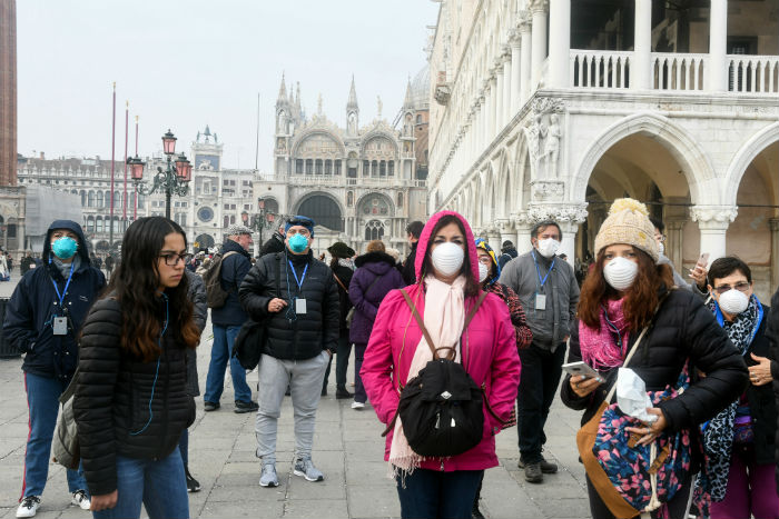 A Itlia tem 888 casos confirmados e 21 mortes. (Foto: Andrea Pattaro/AFP)