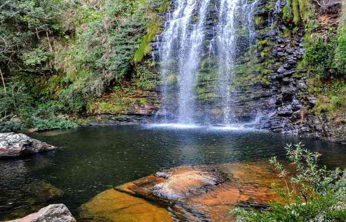 Cachoeira da Farofa no Parque Nacional da Serra do Cip (Foto: Wikimedia Commons/Divulgao)