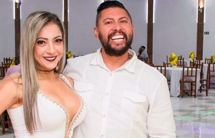 Cristiana Brittes e Edison. (Foto: Reproduo/Instagram)