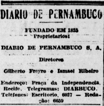 Expediente como Diretor (7 de novembro de 1934) (Foto: Arquivo DP)