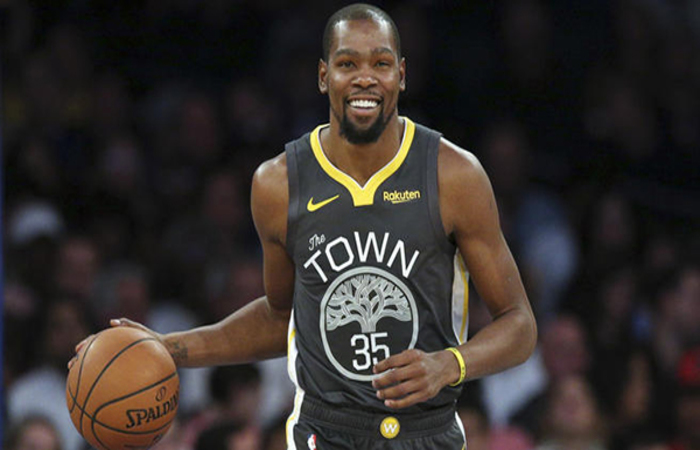 O jogador Kevin Durant, 31,  um dos quatro jogadores do Brooklyn Nets diagnosticados com a Covid-19 (Foto: Divulgao)