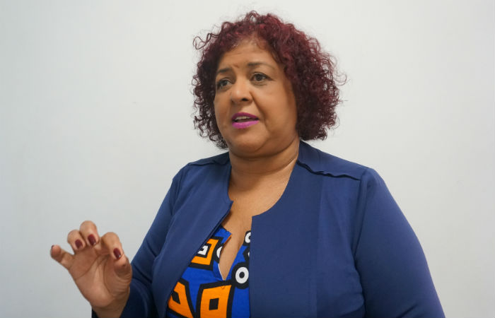 Suzi Rodrigues  presidente do Sindicato dos Bancrios de Pernambuco e faz reivindicaes. (Foto: Divulgao/Sind.Bancrios PE)