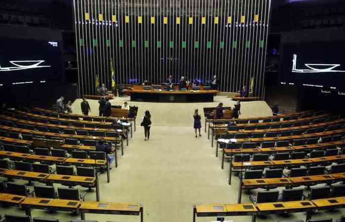 Os deputados votaram o texto na primeira sesso remota da Casa. (foto: Minervino Jnior/CB/D.A Press)