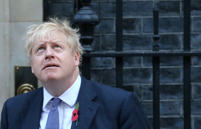 Primeiro-ministro do Reino Unido est com a Covid-19.
 (Foto: AFP)