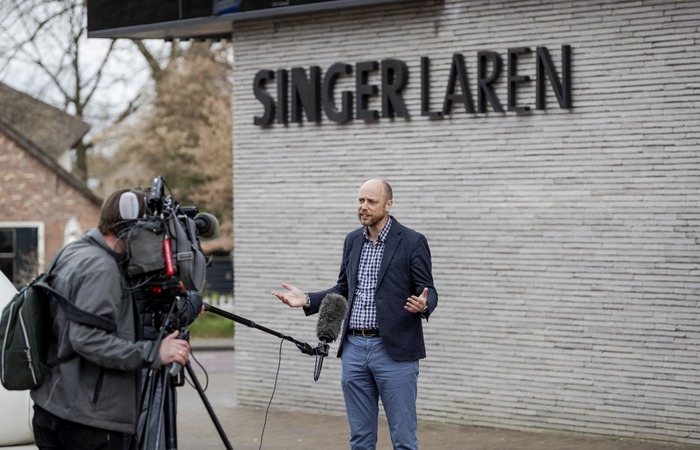Evert van Os, diretor geral do museu Singer Laren. (Foto: Robin VAN LONKHUIJSEN / ANP / AFP)