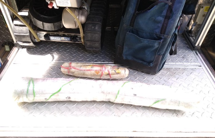 Explosivos retirados da agncia da Caixa (Foto: Divulgao / PF)
