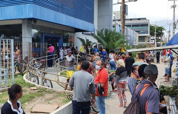 Agncia da CEF no bairro de Piedade (Foto: Procon / Divulgao)