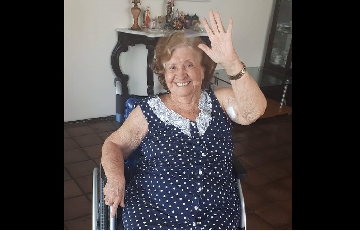 Maria Albani, aos 93 anos, morreu dois dias depois da filha falar com ela. (Foto: cortesia
)