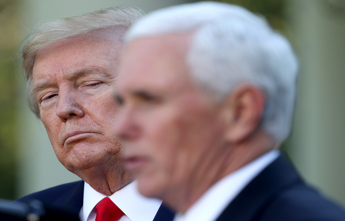 Atualmente, o grupo da força-tarefa contra o novo coronavírus é chefiado pelo vice-presidente americano, Mike Pence (Foto: Win McNamee/Getty Images North America/Getty Images via AFP) Atualmente, o grupo da força-tarefa contra o novo coronavírus é chefiado pelo vice-presidente americano, Mike Pence (Foto: Win McNamee/Getty Images North America/Getty Images via AFP)