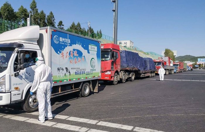 Cidade de Jilin precisou voltar ao confinamento parcial para evitar uma segunda onda da epidemia no país (Foto: STR/AFP) Cidade de Jilin precisou voltar ao confinamento parcial para evitar uma segunda onda da epidemia no país (Foto: STR/AFP)