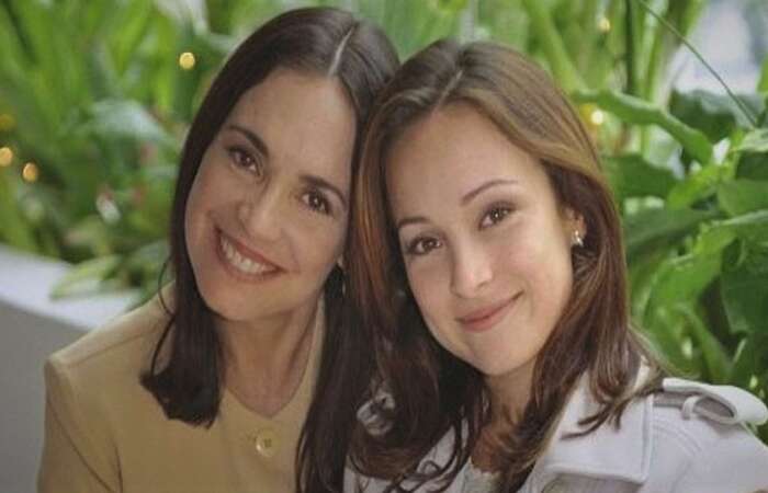 As atrizes, Regina e Gabriela Duarte, me e filha  (Foto: Reproduo/Rede Globo)