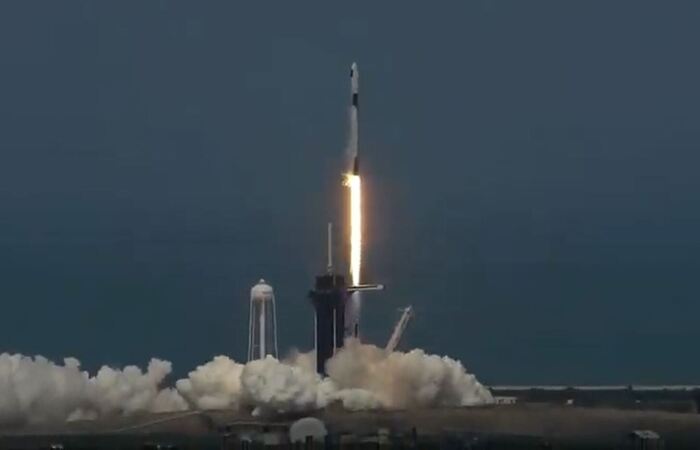 (Foto: NASA TV/AFP) (Foto: NASA TV/AFP)
