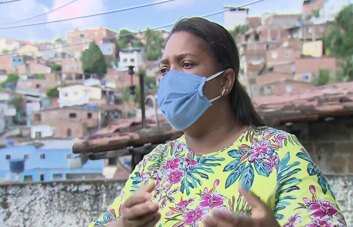 Mirtes Renata, me de Miguel  (Foto: Reproduo/TV Globo )