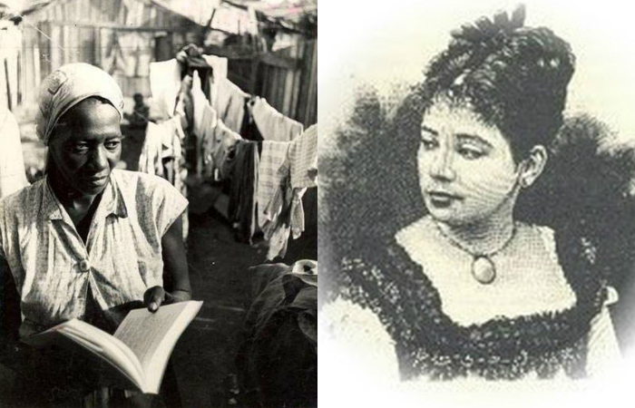 Tanto Carolina Maria de Jesus (esq.), que é um clássico em vários países do mundo, menos no seu, quanto Maria Firmina dos Reis (dir.) tiveram livros bastante vendidos na época do lançamento, mas que depois entraram no esquecimento (Foto: Divulgação) Tanto Carolina Maria de Jesus (esq.), que é um clássico em vários países do mundo, menos no seu, quanto Maria Firmina dos Reis (dir.) tiveram livros bastante vendidos na época do lançamento, mas que depois entraram no esquecimento (Foto: Divulgação)