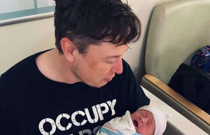 Menino foi registrado como X AE-XII Musk (Foto: Reproduo/Twitter)