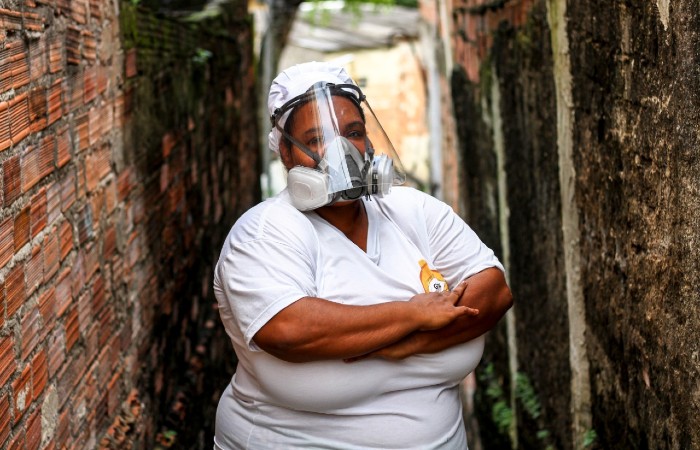 A ativista Joice Paixo, 35, afirma que comunidades da Vrzea, afetadas pelo racismo estrutural, so atingidas com fora pela pandemia (Foto: Bruna Costa / Es. DP Foto)