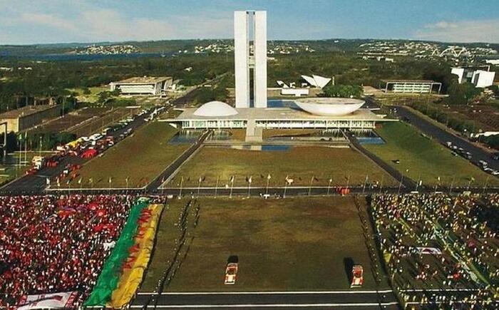 Cena de Democracia em Vertigem (Foto: Netflix/Divulgao)