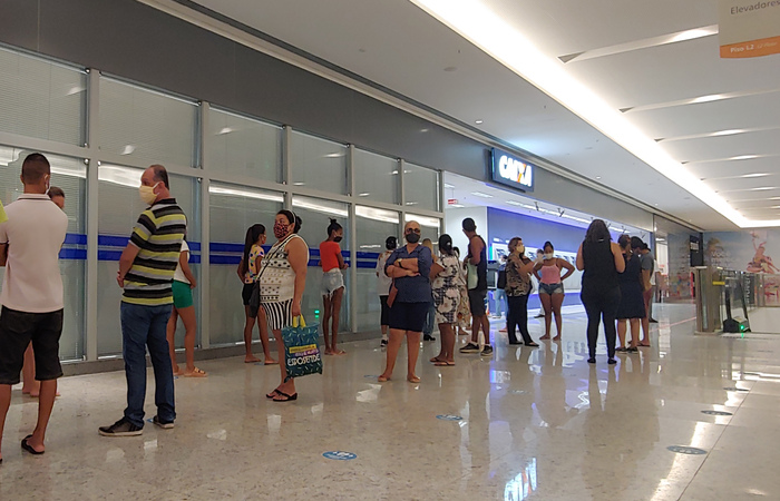 Unidade da Caixa foi aberta no shopping Patteo (Divulgao)