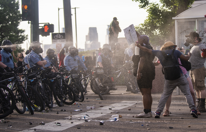  Seattle tem sido palco de protestos desde o assassinato de 25 de maio de George Floyd, um homem negro, em uma rua de Minneapolis enquanto ele estava sob custdia da polcia . (Foto: Stephen Maturen / GETTY IMAGES NORTH AMERICA / Getty Images via AFP)