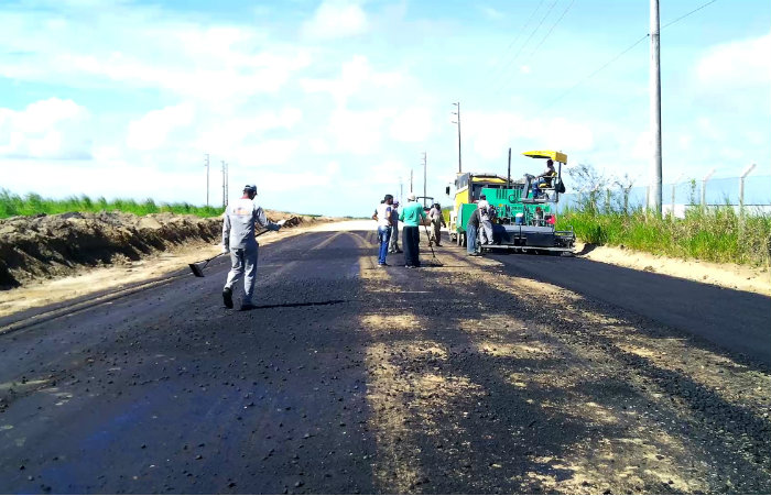 Estrada de Cajueiro, em Goiana (Foto: Divulgao)