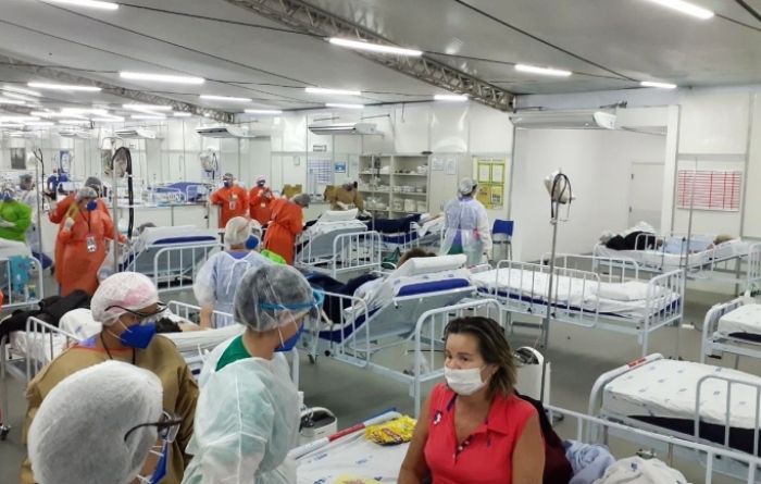 Cem dias após abertura do primeiro hospital de campanha, PCR também chegou a marca de mais de 12 mil atendimentos realizados. (Foto: Cortesia.) Cem dias após abertura do primeiro hospital de campanha, PCR também chegou a marca de mais de 12 mil atendimentos realizados. (Foto: Cortesia.)