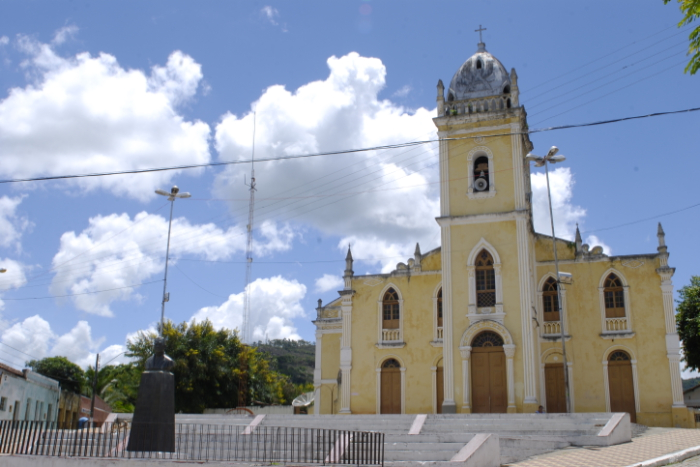 Os espaços religiosos precisarão seguir um rígido protocolo. Na foto, a Igreja de Nossa Senhora da Conceição, em Bonito. (Foto: Inês Campelo/Arquivo DP)