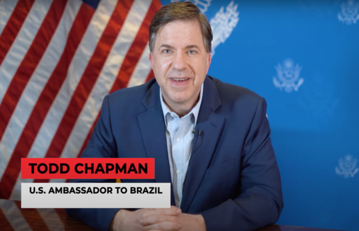 Todd Chapman  o embaixador dos EUA no Brasil (Embaixadas e consulados no Brasil/ EUA/ Divulgao)