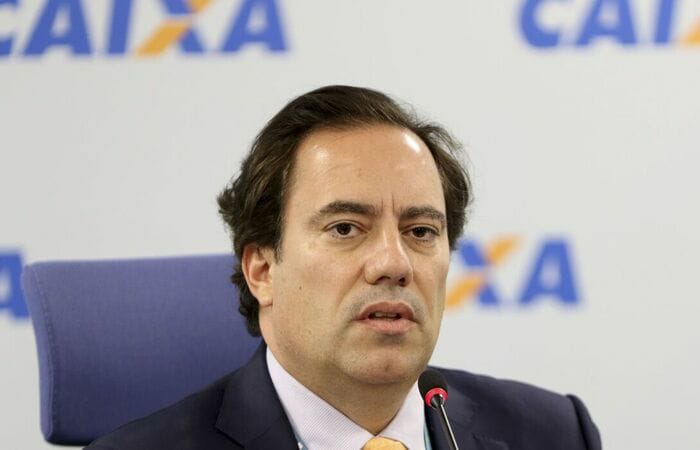 O presidente da Caixa Econmica, Pedro Guimares, conversou na tarde de hoje, via plataforma do YouTube do Diario de Pernambuco, com a editora de poltica e economia do DP, Rochelli Dantas. (Foto:  Wilson Dias / Agncia Brasil)