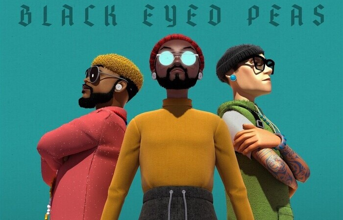 Trio em animao, na capa do Translation (Foto: Epic Records/Divulgao)