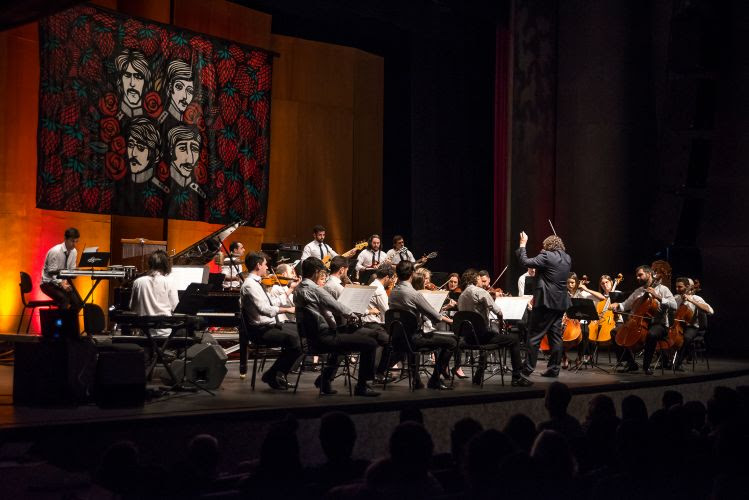 Orquestra Ouro Preto durante concerto em Belo Horizonte (Foto: ris Zanetti/Divulgao)