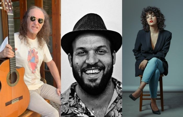 Alceu Valença e Céu estão entre os artistas confirmados no festival para ajudar Carranca (centro) (Foto: Alceu Valença, Fábio Carranca e Fábio Audi/Divulgação) Alceu Valença e Céu estão entre os artistas confirmados no festival para ajudar Carranca (centro) (Foto: Alceu Valença, Fábio Carranca e Fábio Audi/Divulgação)