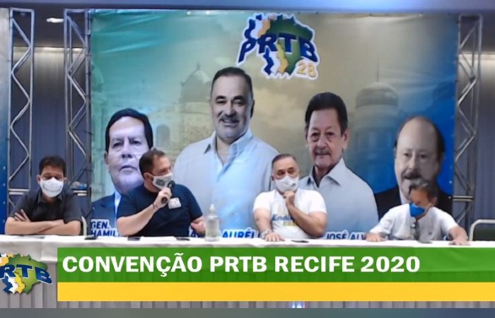 PRTB fez convenção na manhã desta segunda-feira (31) (Foto: Reprodução / Facebook) PRTB fez convenção na manhã desta segunda-feira (31) (Foto: Reprodução / Facebook)