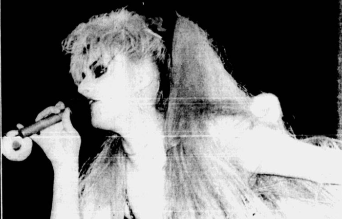 Nina Hagen fez show no Recife em 19 de setembro de 1985 (Foto: Arquivo DP)