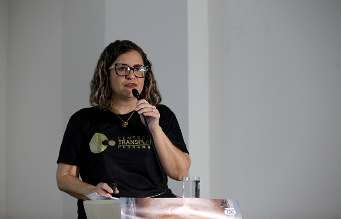 'A Central de Transplantes de Pernambuco tem investido fortemente na formação de médicos sobre o diagnóstico de morte encefálica', explica a coordenadora da Central de Transplantes de Pernambuco, Noemy Gomes. (Foto: Miva Filho/SES.) 'A Central de Transplantes de Pernambuco tem investido fortemente na formação de médicos sobre o diagnóstico de morte encefálica', explica a coordenadora da Central de Transplantes de Pernambuco, Noemy Gomes. (Foto: Miva Filho/SES.)