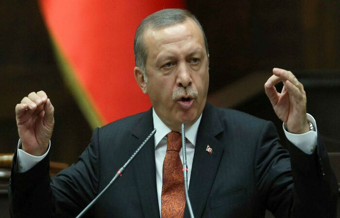 O presidente da Turquia, Recep Tayyip Erdogan, pediu o fim da ocupao da Armnia no Azerbaijo (Foto: AFP)
