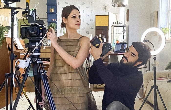 As gravações de Amor e Sorte foram feitas no local onde Luisa Arraes e Caio Blat passam a quarentena (Foto: Sergio Zalis/Globo) As gravações de Amor e Sorte foram feitas no local onde Luisa Arraes e Caio Blat passam a quarentena (Foto: Sergio Zalis/Globo)