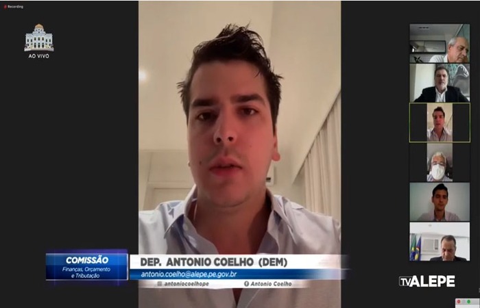 (Antonio Coelho abordou o assunto na reunião da Comissão de Finanças. Foto: Divulgação) (Antonio Coelho abordou o assunto na reunião da Comissão de Finanças. Foto: Divulgação)