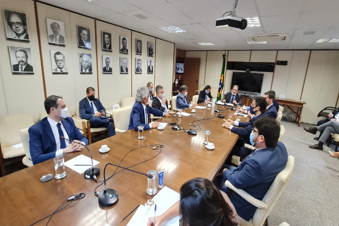 Paulo Câmara participou de reuniões em Brasília nesta terça. (Foto: Divulgação) Paulo Câmara participou de reuniões em Brasília nesta terça. (Foto: Divulgação)