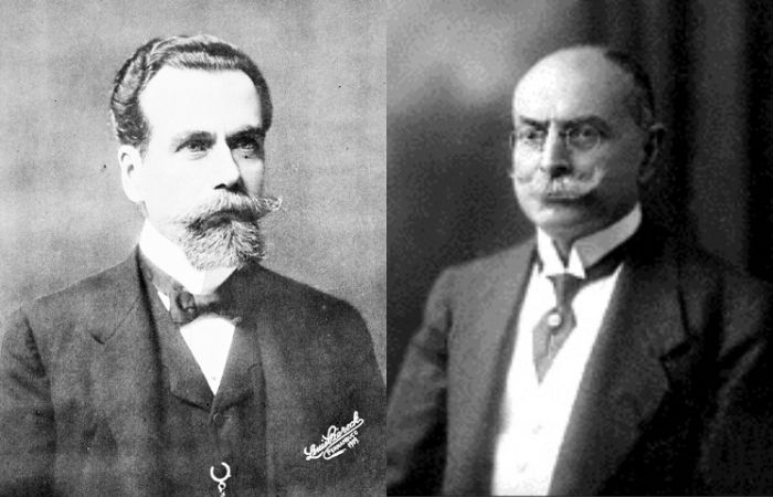 Rosa e Silva (esquerda) e Dantas Barreto (direita), protagonistas do conflito (Foto: Arquivo DP)