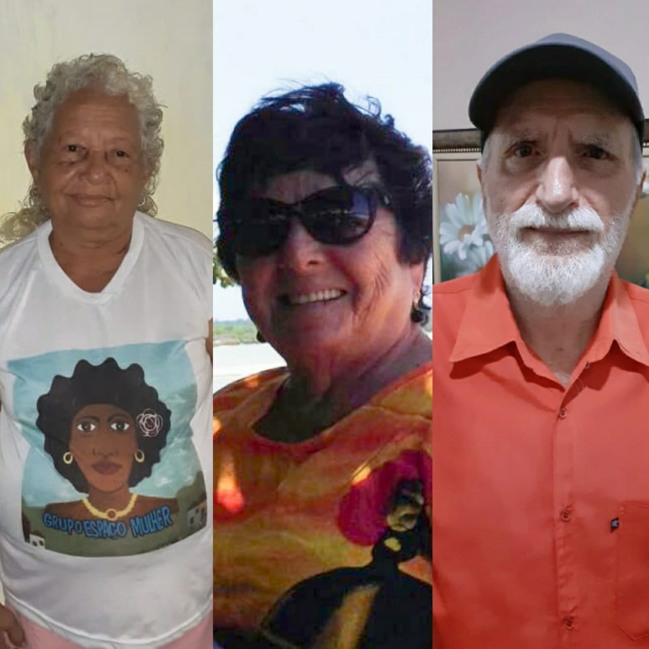 (Da esquerda para a direita, Marina, 72/ Riselda, 70; e Narcizo, 82 (Fotos: Arquivo pessoal)) (Da esquerda para a direita, Marina, 72/ Riselda, 70; e Narcizo, 82 (Fotos: Arquivo pessoal))