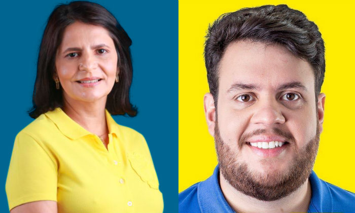 Sandra Paes (DEM), em Canhotinho, e Alvinho Porto (DEM), em Quipap, estaro a apenas 27 km um do outro a partir do dia 1 de janeiro de 2021. (Foto: Reproduo)