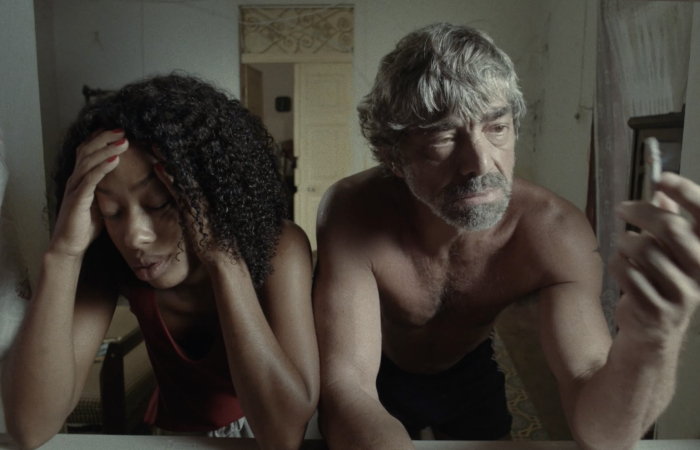 A Morte Habita  Noite, de Eduardo Morot, com Mariana Nunes e Roney Villela, abre a Competitiva Ibero-americana de Longa-metragem (Foto: Divulgao)
