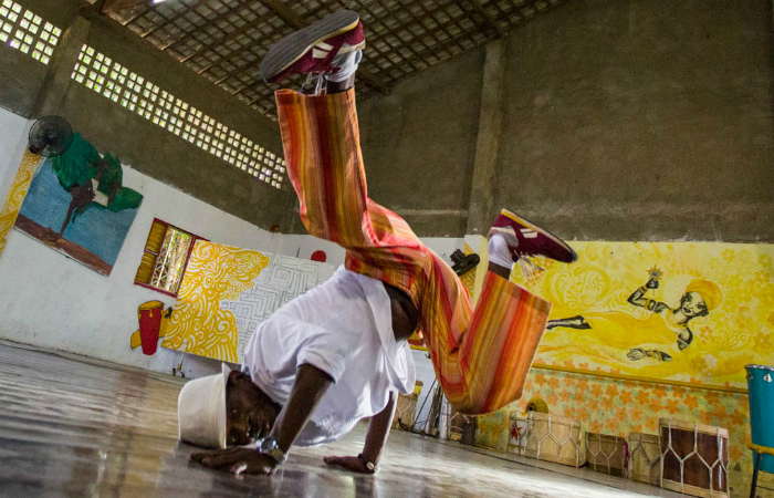 Mestre de capoeira Meia-Noite, fundador do Centro Daru Malungo (Foto: Celia Santos/Divulgao
)