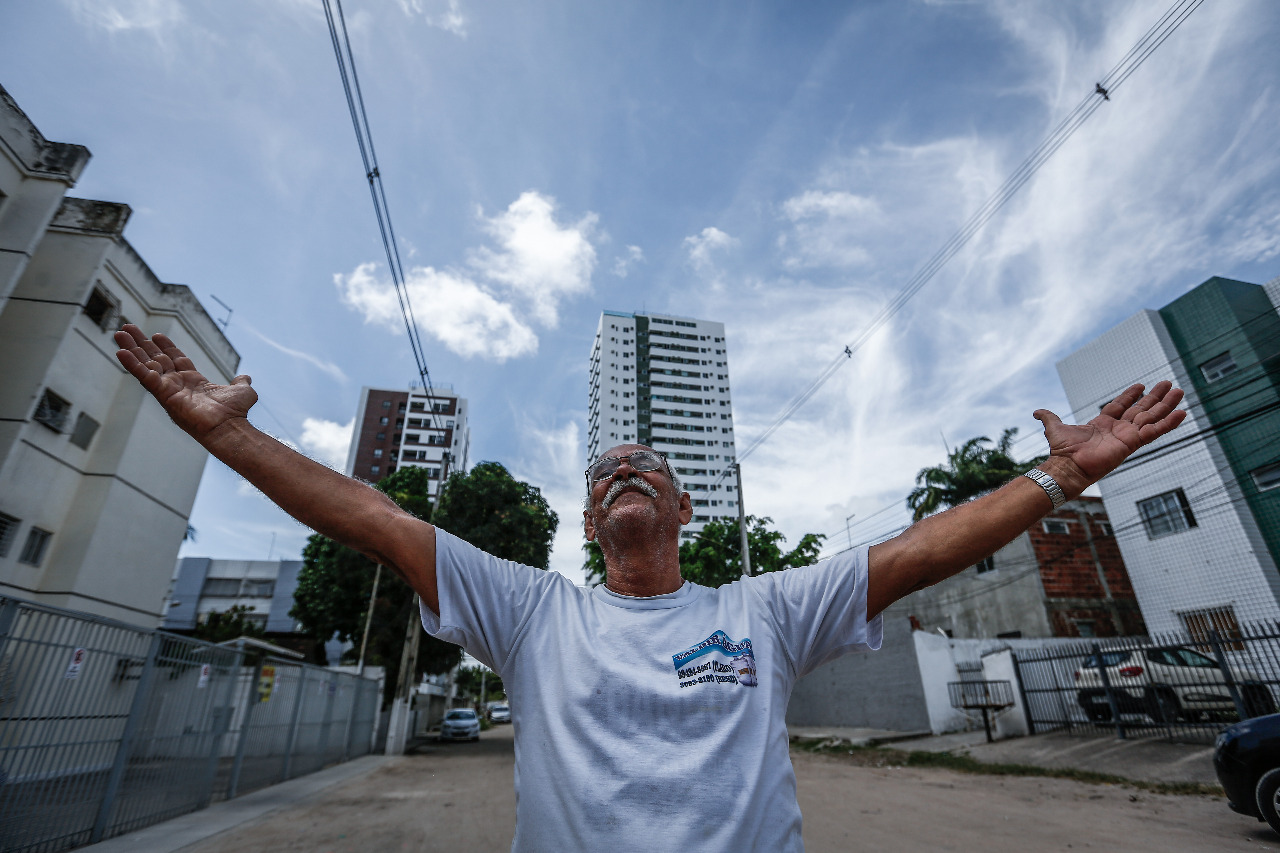 Valdir recuperado da Covid-19 (Foto: Paulo Paiva/DP) Valdir recuperado da Covid-19 (Foto: Paulo Paiva/DP)