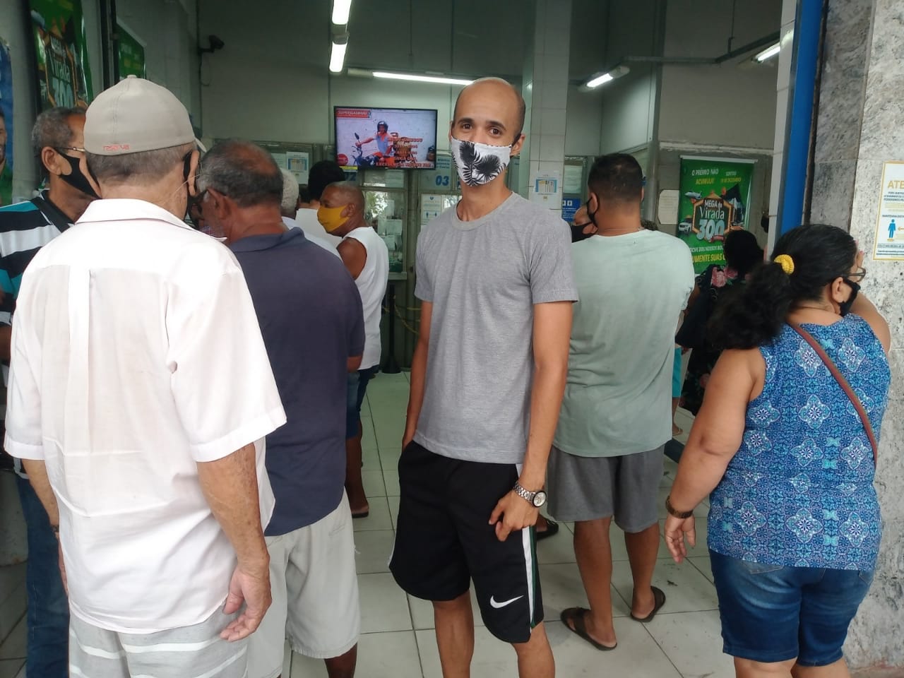 Paulo Srgio, 28, tambm resolveu tentar a sorte (Foto: Jlia Rodrigues/DP)