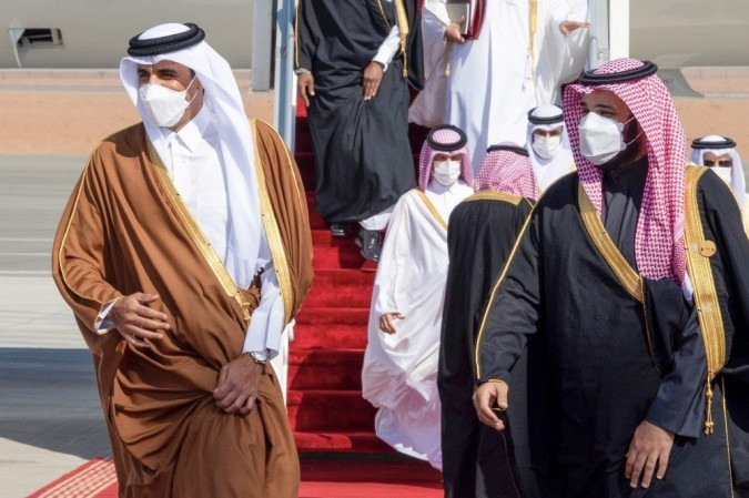 (Foto: BANDAR AL-JALOUD / Palácio Real Saudita / AFP) (Foto: BANDAR AL-JALOUD / Palácio Real Saudita / AFP)